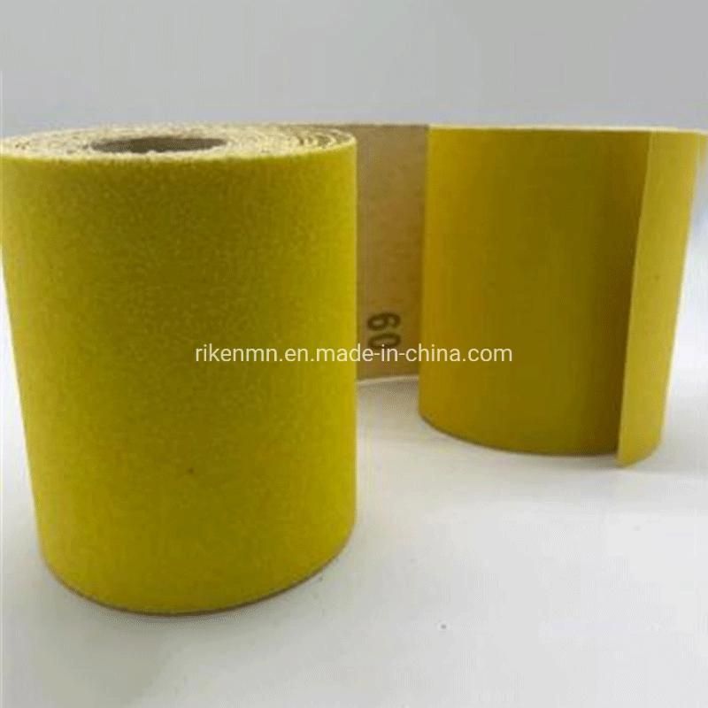 100mmx50m Sand Paper Yellow Abrasive Sanding Paper Sandpaper Roll