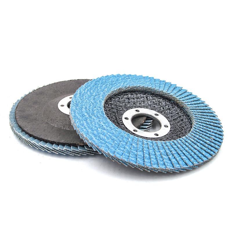 Blue Color Ceramic Abrasive Flap Disc Hight Quality Polishing Disc Abrasives Wheel