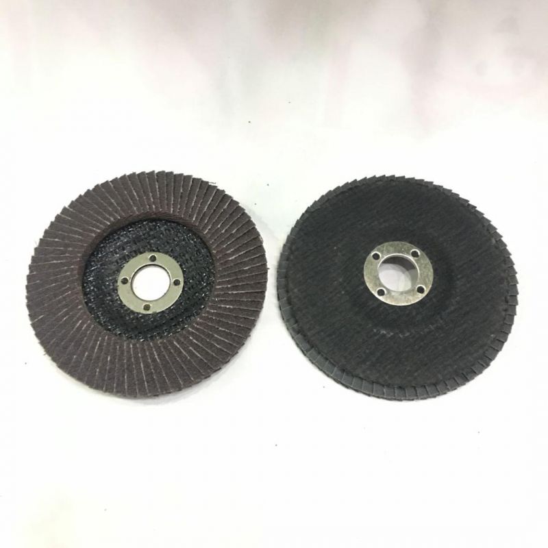 High Quality Wear-Resisting 5" Calcined Aluminium Oxide Flap Disc for Grinding Stainless Steel and Metal