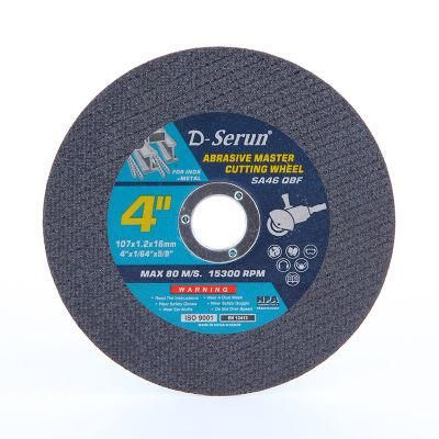 4&quot; Cutting Discs Grinding and Cutting Disc Stock Grinding Wheel