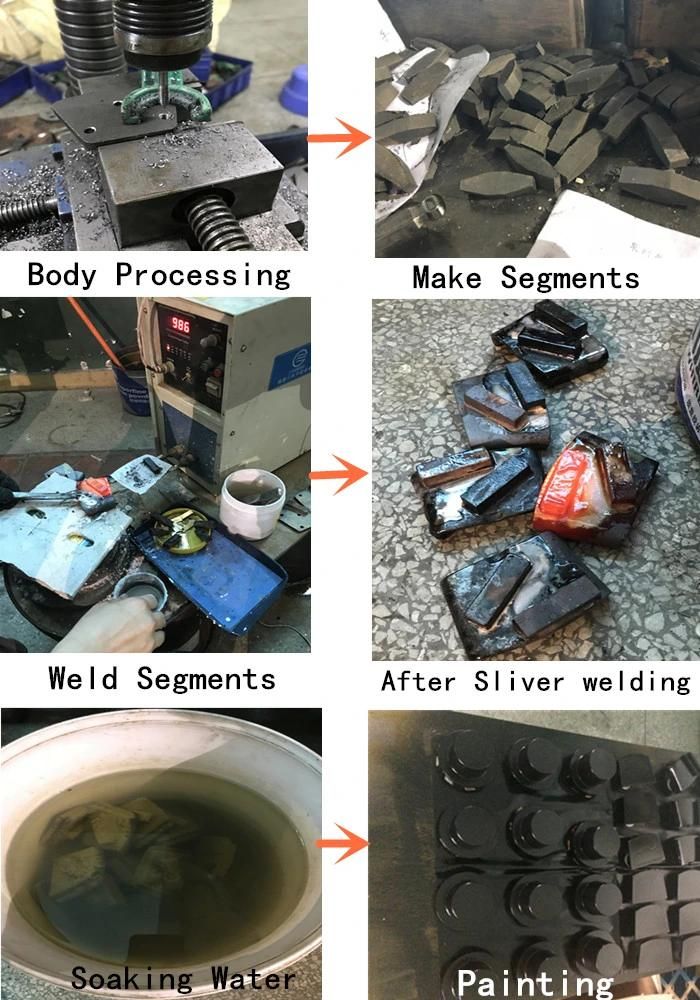 Arrow Segment Diamond Grinding Plate for Grinding Concrete Floor