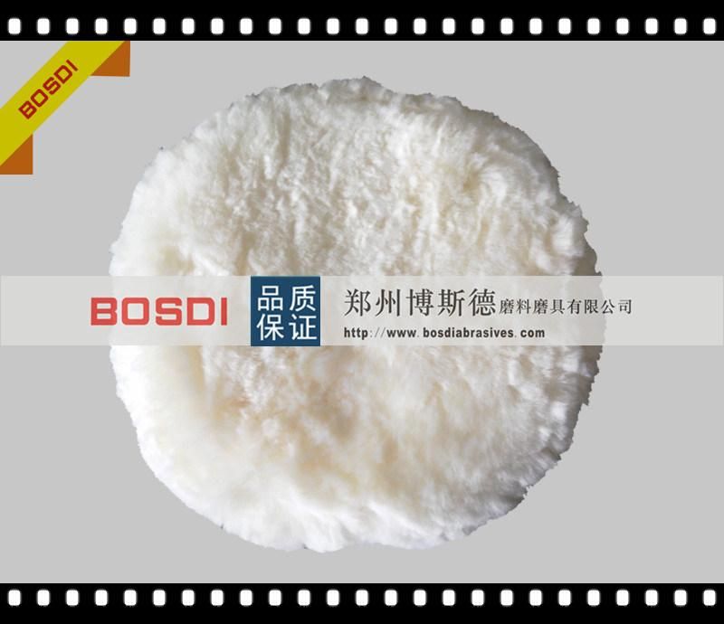 Bosdi Abrasives, 4" Woollen Wheel for Steel Pipes, Stone, High Density and Impact Resistance, Woollen Flap Disc, Fiber Disc, Felt Wheel, Woollen Round Disc