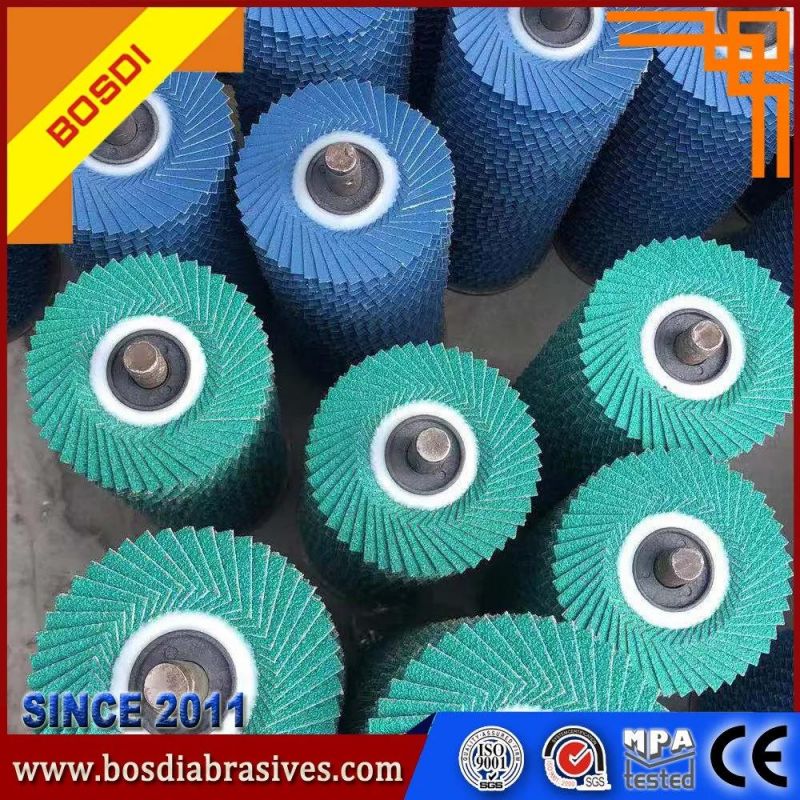 100*16 mm Abrasive Flap Disk in Bulk for Angle Grinders Grinding Wheel, Flap Disc, Flexible Flower Shap Radial Disc for Irregular Surface, Curve Surface