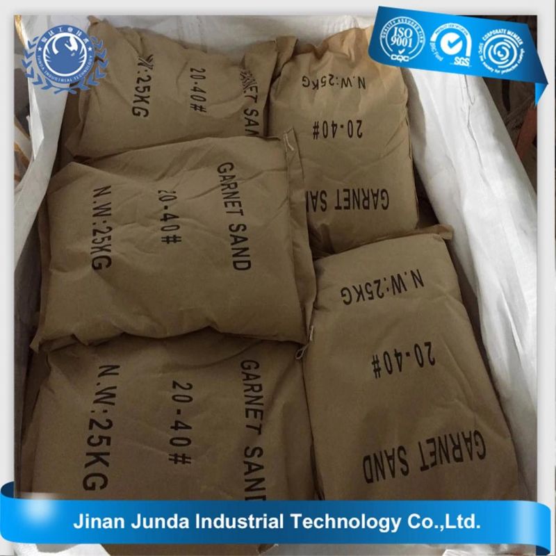 Chloride Content Less 25ppmand Reach SA3 Blasting Levelsandblasting Garnet Sand for Water Treatment Material