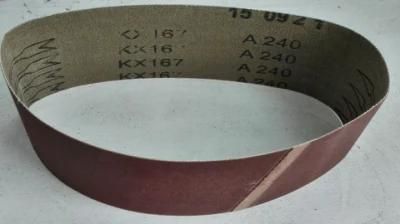 Aluminum Oxide Sand Belt Kx167 for Wood and Metal Grinding
