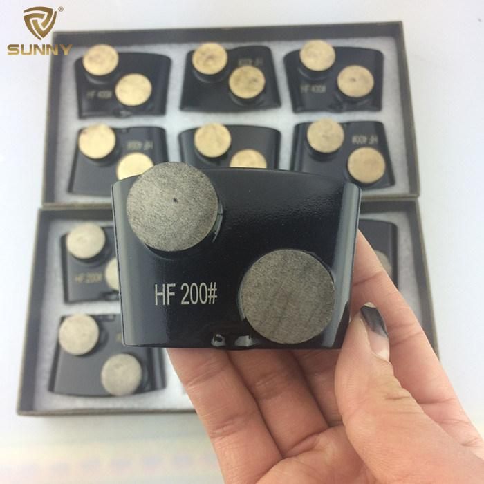 Double Round Segment Diamond Grinding Plate for HTC Grinder