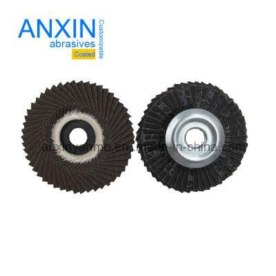 Flexible Abrasive Flap Disc with Calcined Ao Sand Cloth for Polishing Steel