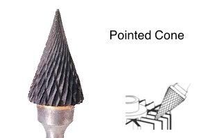 Carbide Tree Shape Radius End Burs (SF) with Tool-to-Tool consistency