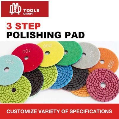 7 Inch Diamond Polishing Pad for Curved Surface