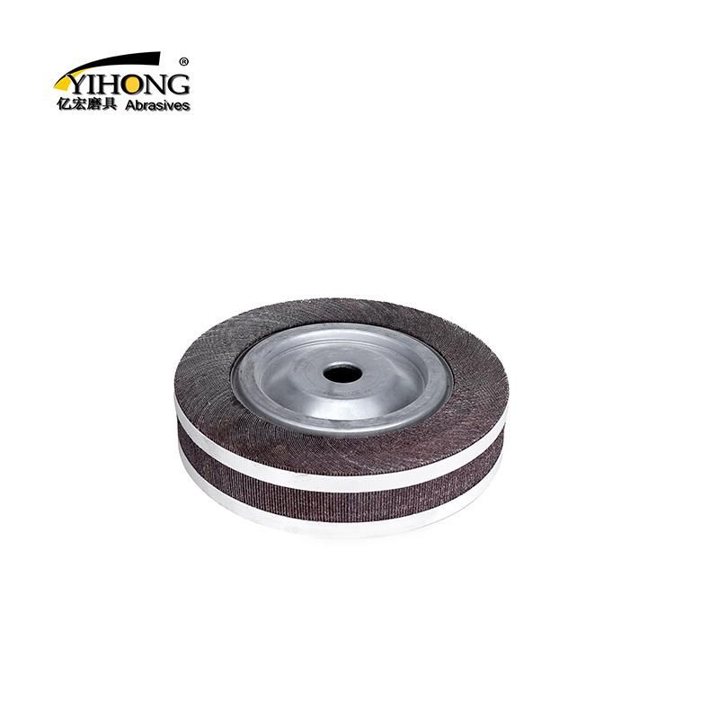 OEM China Manufacture Making 100-350mm Aluminium Oxide Flap Wheel for Grinding Metal