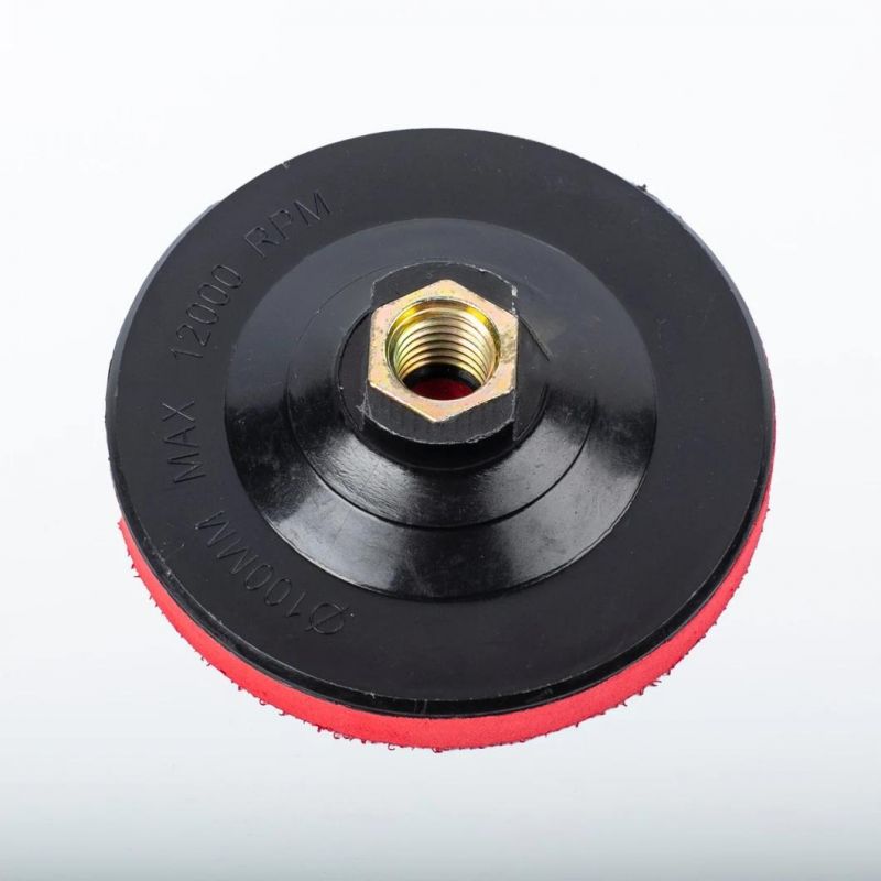 Qifeng Power Tool M14 Thin Cylinder PVC Sponge Polishing Backer Pads for Angle Grinder