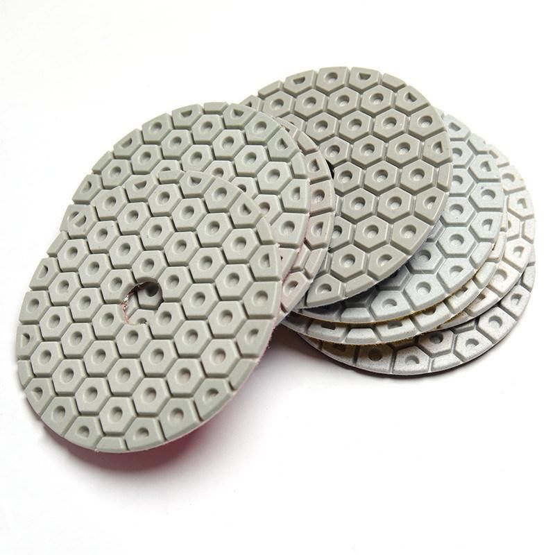 China Suppliers Quartz Marbre De Polissage 3 Marche Tampons De Marble Polishing Pads