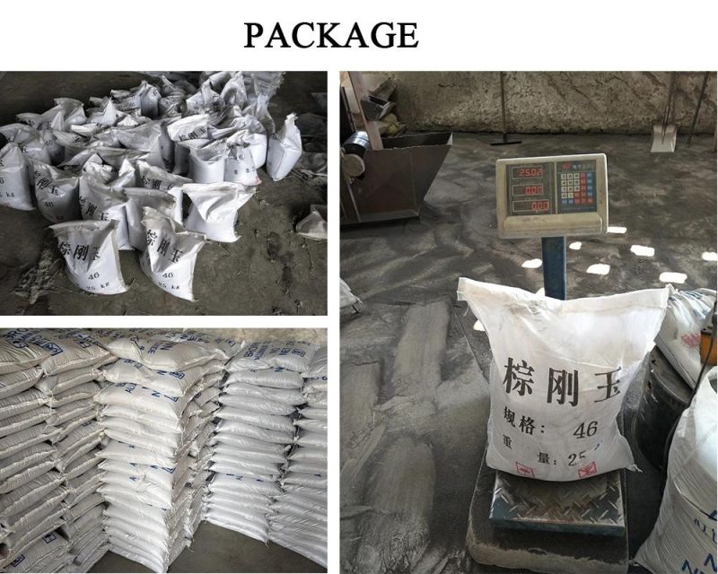 Grinding Media Polishing Abrasive Brown Corundum Aluminum Oxide