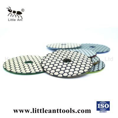 7 Steps 4&prime;&prime; Dry Use Diamond Tools Polishing Pad for Granite / Marble /Stones