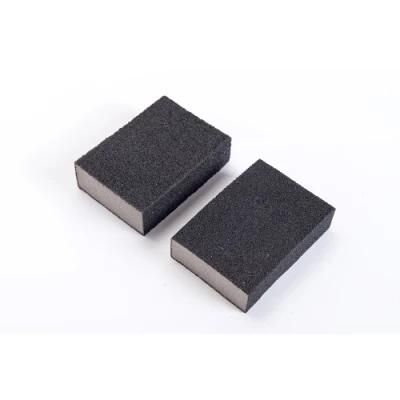 Purple 25*25*90mm Abrasive Sanding Sponge Block Made with Aluminum Oxide