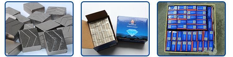 China Sharp Diamond Segment Stone
