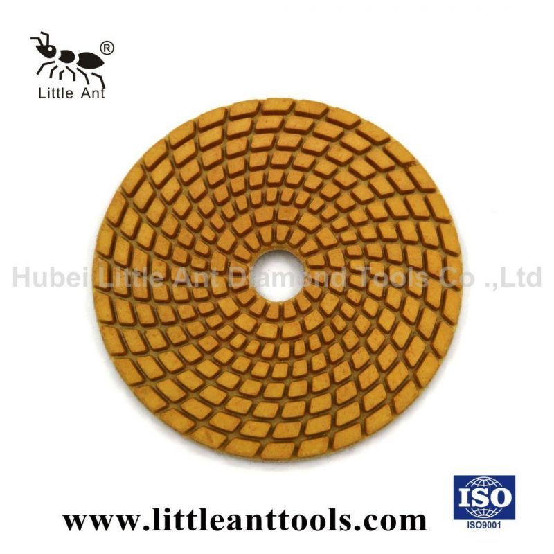 Spiral Resin Diamond Wet Pad for Granite