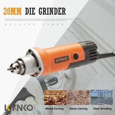 Kynko Professional Powertools, 20mm Die Grinder for Tombstones Carving