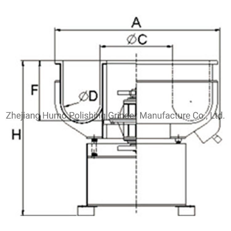 Ceramic Polishing Machine Vibratory Polishing Machine Vibrating Tumbler Vibration Grinding Machine