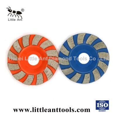 90mm (orange) Wide Teeth Metal Grinding Cup Wheel Diamond Tools for Concrete