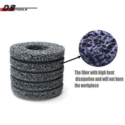4&quot; 100mm Clean Strip Disc Grinding Wheel for Remove Paint Vessel Derusting T27 T29 Glass Fiber Cover Black Color Arbor 16mm