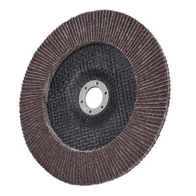 Calcined Corundom Abrasive 4inch Metal Wood Stainless Steel Flap Disc Gringding Disc