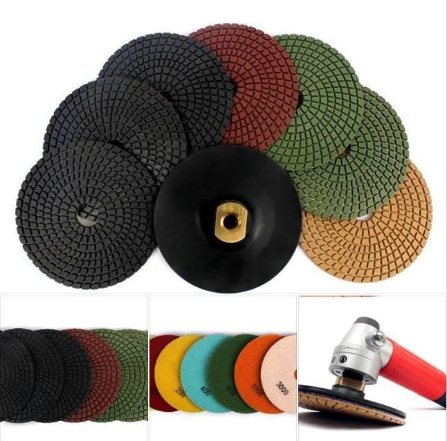 10"/ 250mm 12′′ 14′′ 16′′ Wet Polishing Pads Abrasive Diamonds Tools