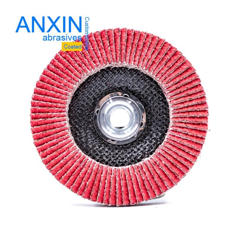 Ceramic Flap Disc with Metal Thread Hub