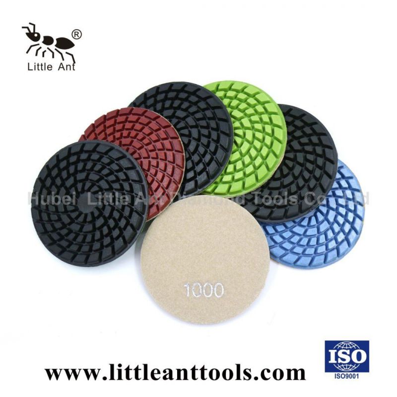 4"Helical Resin Polishing Pad for Concrete