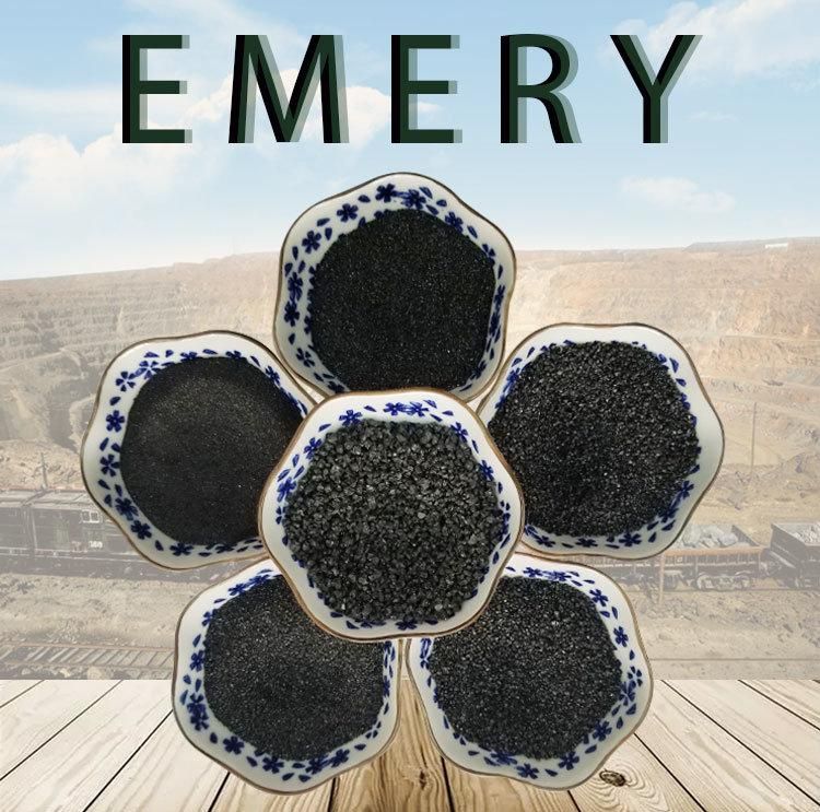 Wholesale Price Black or Gray Emery Particles for Abrasive Sandblasting Polishing