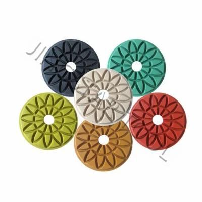 New Hybrid 3inch Flexible Diamond Dry Concrete Polishing Pads for Floor