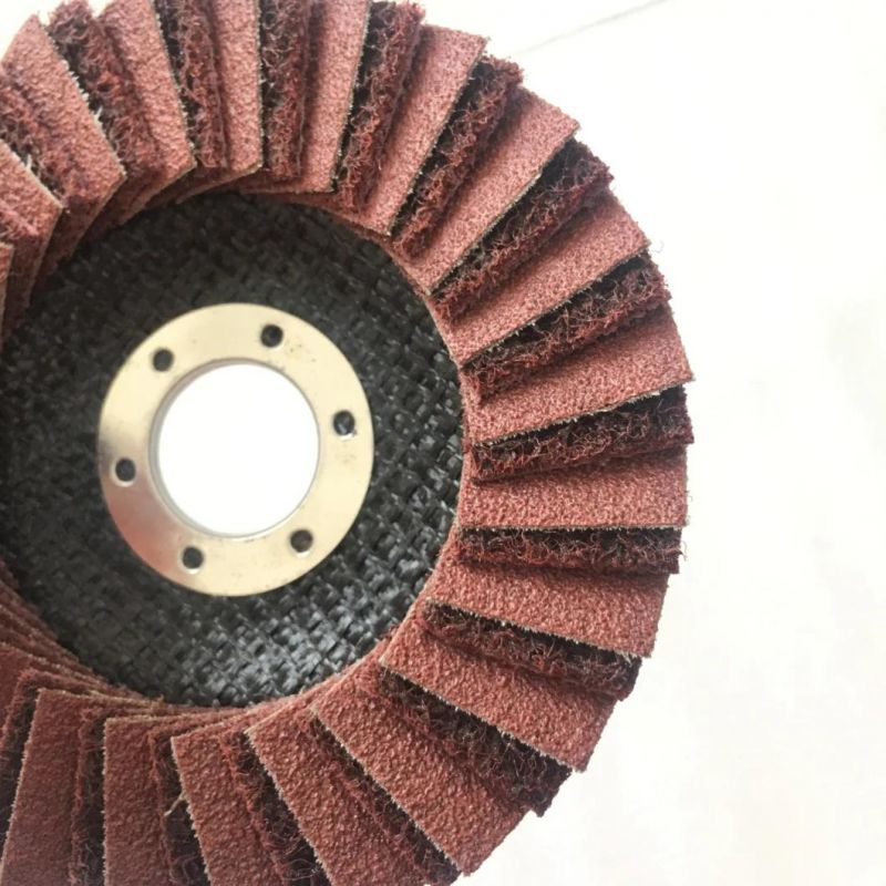 High Quality Hot Sale Wear-Resisting 115mm Combined Flap Disc for Grinding and Polishing Stainless Steel and Metal