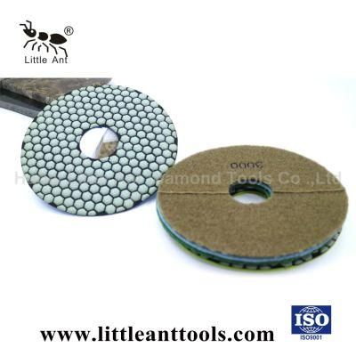 7&quot;/180mm Dry Abrasive Tools Diamond Resin Polishing Pad Grinding Disk for Marble &amp; Granite