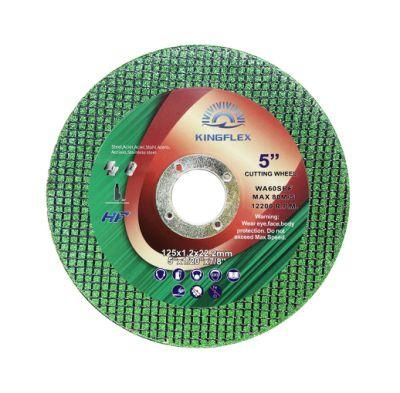 Abrasive Wheel, 125X1.2X22.23mm, 2nets Green, for General Steel, Metal and Stainless Steel
