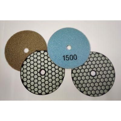Qifeng Manufacturer Power Tool Factory Direct Sale 6&quot; Diamond Resin Bond Dry Polishing Pad for Granite&Marble