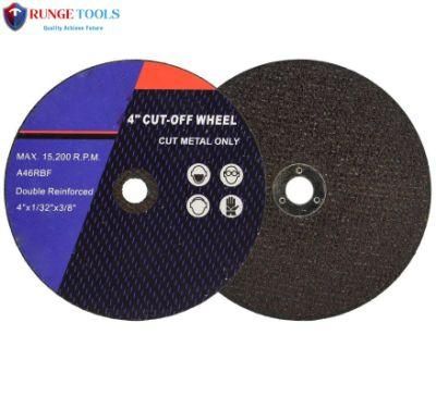 4inch Thin Cutting Disc for Metal Stainless Rebar Steel Pipe Structural Galvanized Steel Angle Grinder Power Tools