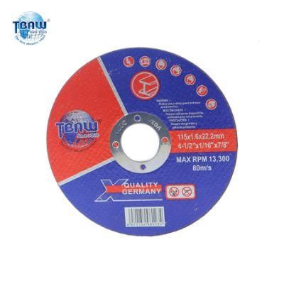 Wholesale 4.5inch 115*1.6*22mm Abrasive Cut off Wheel Disc for Iron Metal Grinder Polishing