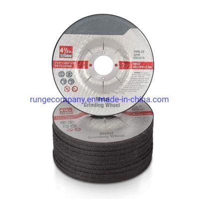 Power Tools Abrasive 4.5&quot; 115mm Aluminum Grinding Wheel 4 1/2inch for Aluminum Copper Non-Ferrous