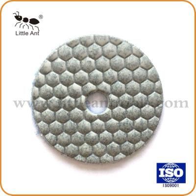 4 Inch Pressed Diamond Dry Flexible Polishing Pads