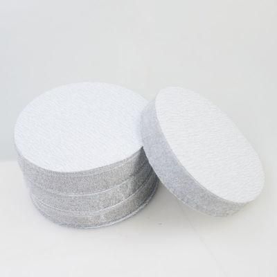 White 80 Grit Coarse Hook and Loop Sandpaper Abrasive Velcro Sanding Disc