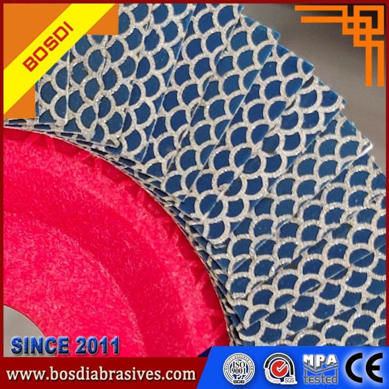 Diamond Abrasive Flap Disc, Granite/Stone Polishing Disc, Flap Disc for Marble-125X22mm