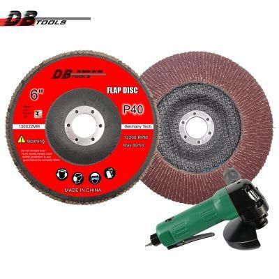 6&quot; 150mm Flap Disc 22mm Hole Aluminum Oxide T27 T29 for Metal Wood Iron P40