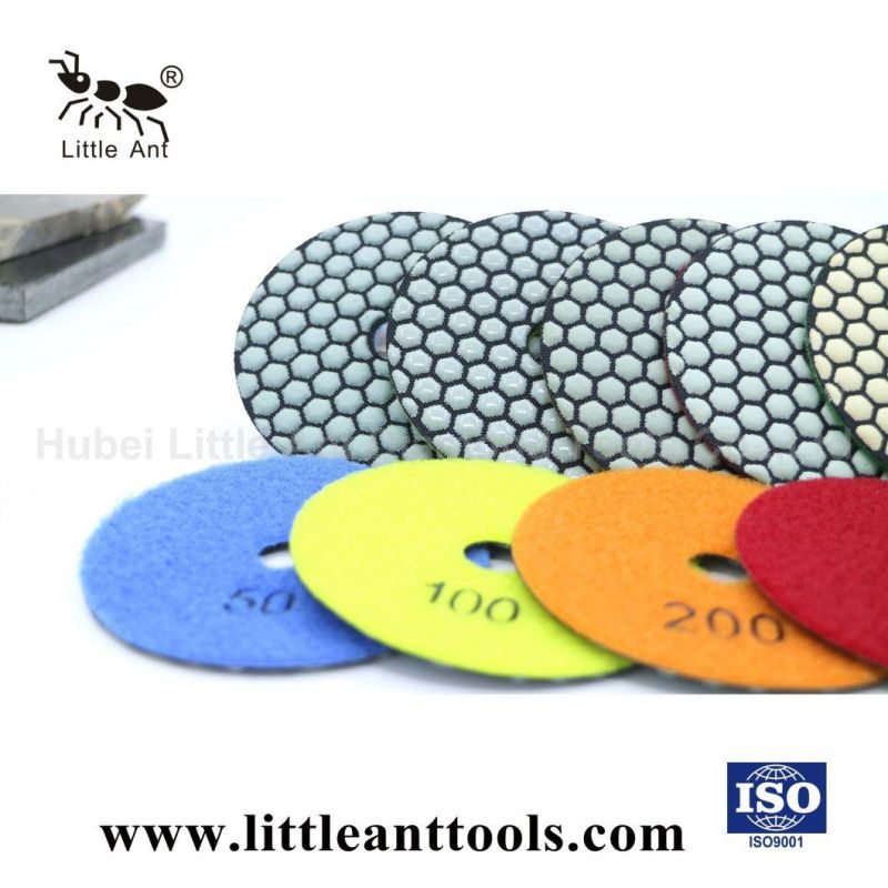 100mm a Hexagon Dry Polishing Pad