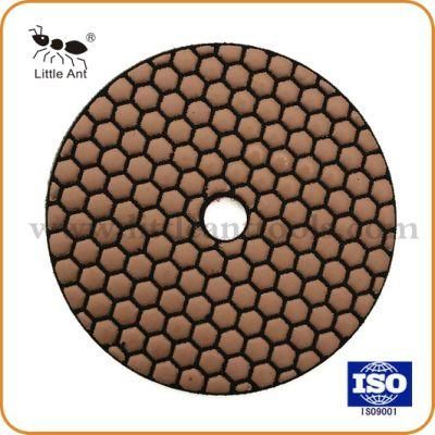 5 Inch Diamond Marble &amp; Granite Polishing Pads with Dry Use