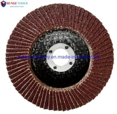 4&quot; Type 27 Industries Zirconia Flap Discs with Grit 60 for Various Famous Angle Grinder Power Tools