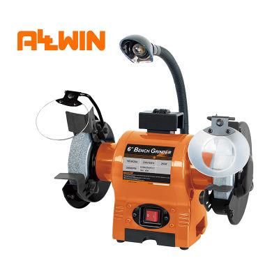 Retail 240V 370W Double Shield Motor 150mm Bench Grinder with Eyeshield for Hobby