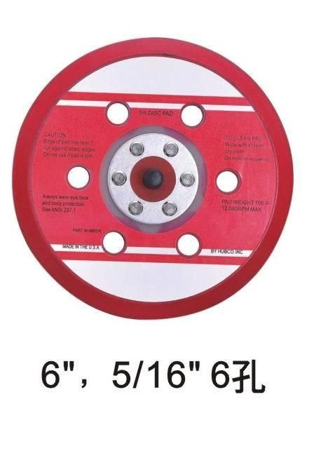 5in 5/16`` Sander Backup Pad Polish Pad for Air Tools 16mm 10mm Thickness