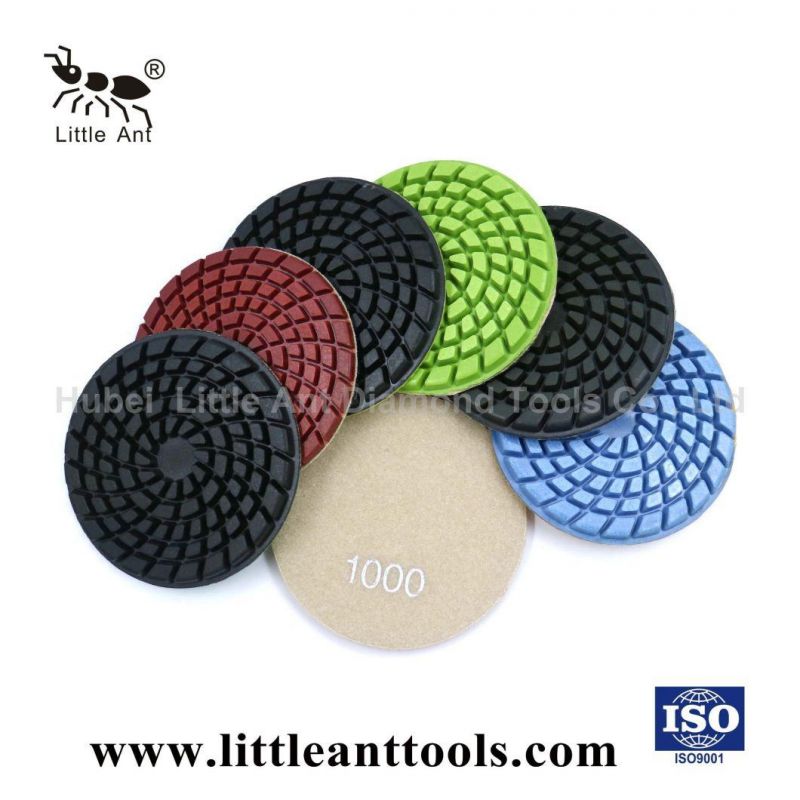 Floor Polishing System Diamond Resin Polishing Pads with Dry and Wet Use