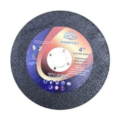 Super Thin Cutting Disc, 107X1X16mm, 1net Black, 70m/, Special for Asia Market