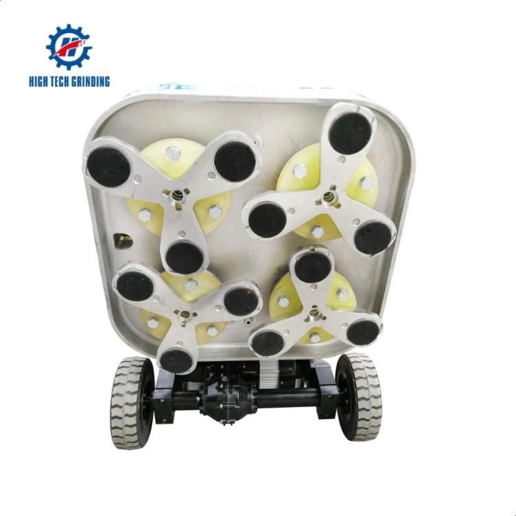 Factory Supply Efficient Multi-Function 220V 4-Head Htg-700-4A Concrete Marble Floor Grinder Machine